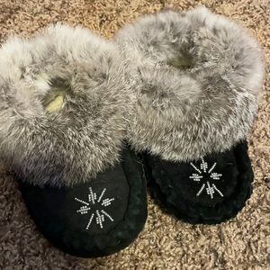Kids moccasin slippers